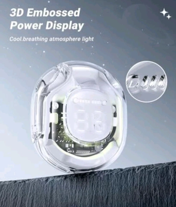 ACEFAST Crystal Earbuds T8 - White, Free