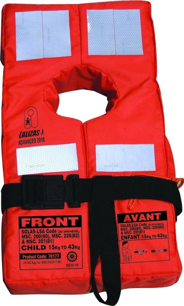 lalizas solas approved life jacket for child(solas chapter III & LSA CODE)