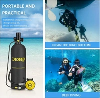 DIDEEP dideep 2 litre alluminium portable air tank