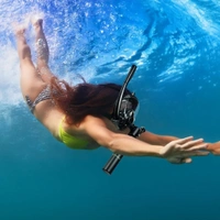 DIDEEP 0.5 LITRE  ALLUMINIUM SCUBA TANK