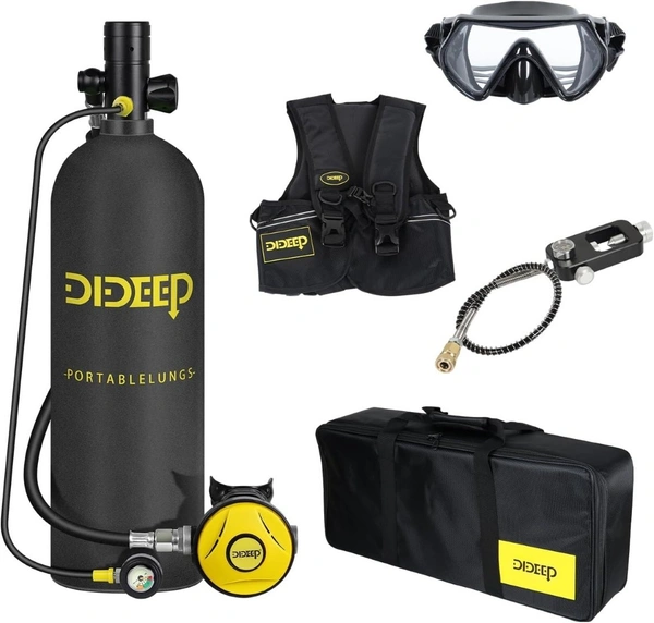 DIDEEP dideep 2 litre alluminium portable air tank