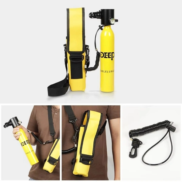 DIDEEP 0.5 LITRE  ALLUMINIUM SCUBA TANK