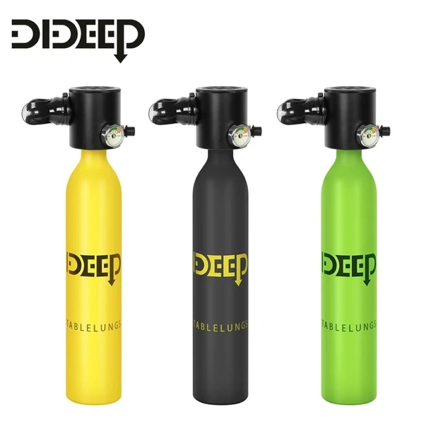 DIDEEP 0.5 LITRE  ALLUMINIUM SCUBA TANK