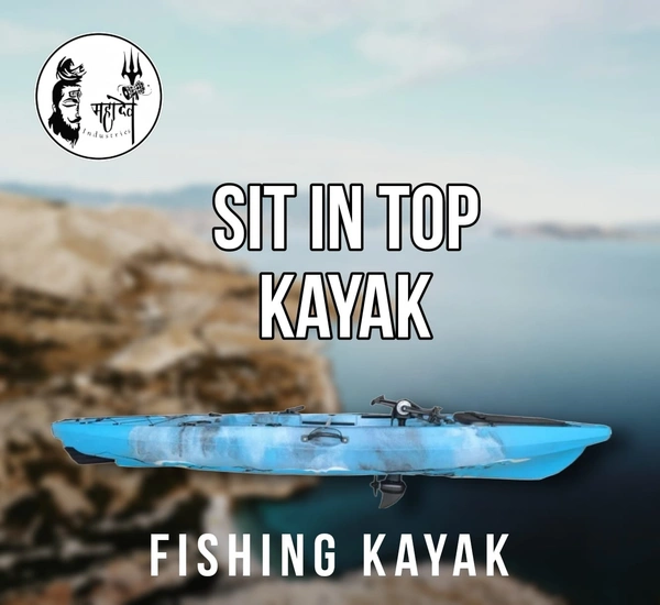 sit on top pedal fishinng kayak - Cyan Aqua