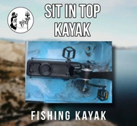 sit on top pedal fishinng kayak - Cyan Aqua