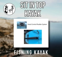 sit on top pedal fishinng kayak - Cyan Aqua