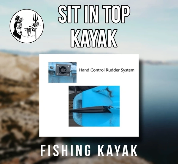 sit on top pedal fishinng kayak - Cyan Aqua
