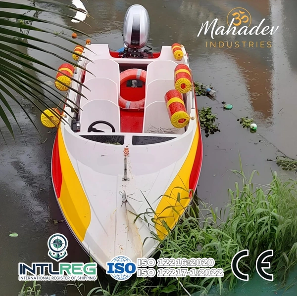 JOYASHREE BOATS SIX SEATER FRP SPEEDBOAT
