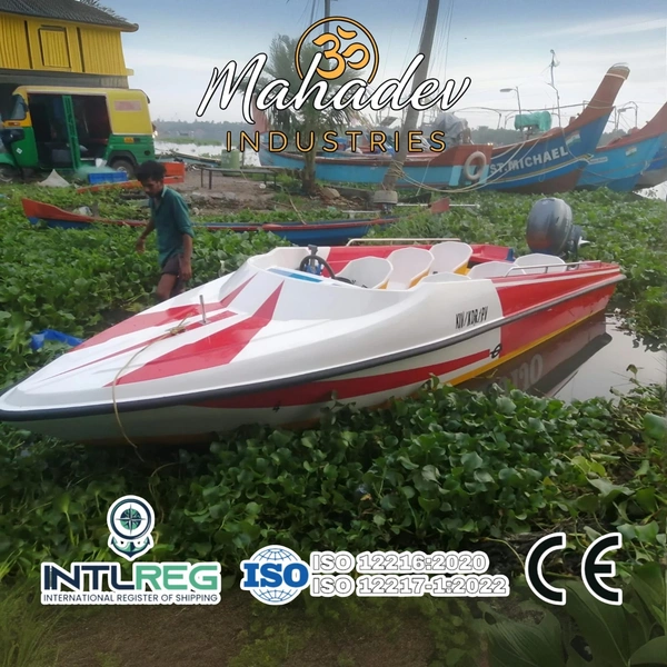 JOYASHREE BOATS SIX SEATER FRP SPEEDBOAT