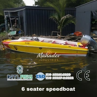 JOYASHREE BOATS SIX SEATER FRP SPEEDBOAT