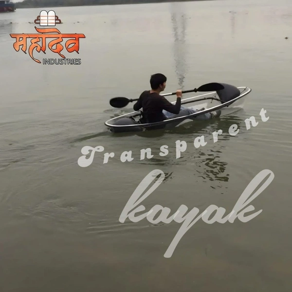 single seater transparent kayak