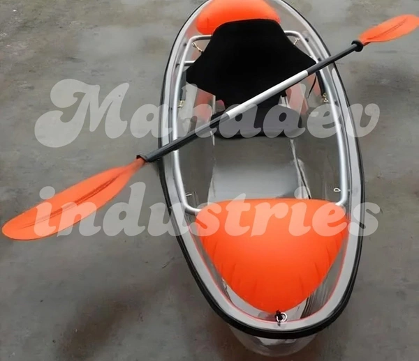 single seater transparent kayak