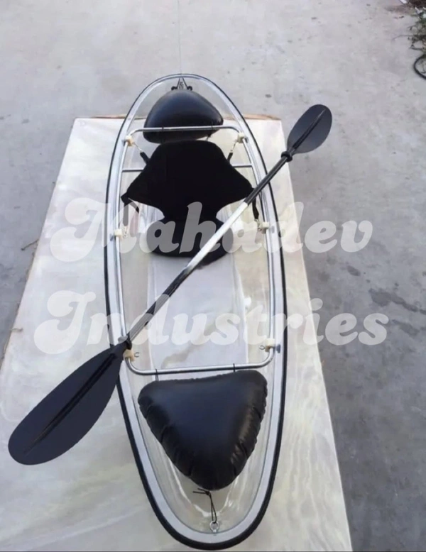 single seater transparent kayak
