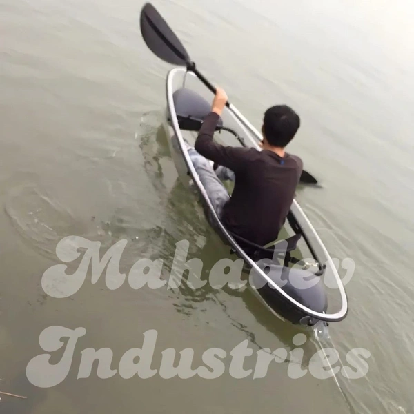 single seater transparent kayak