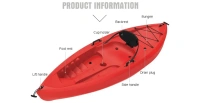 RECREATIONAL SINGLE SEATER KAYAK
