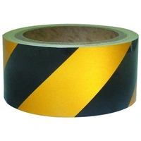 ZEBRA CROSSING FLOOR MARKING TAPE 2" 65 MTR