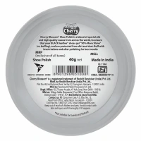 Cherry Blossom Wax Shoe Polish - Black - 40g