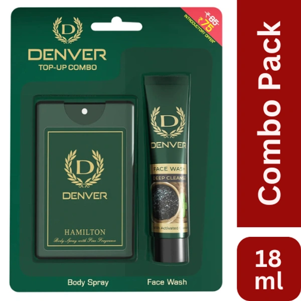 Denver Hamilton Pocket Perfume + Facewash Combo