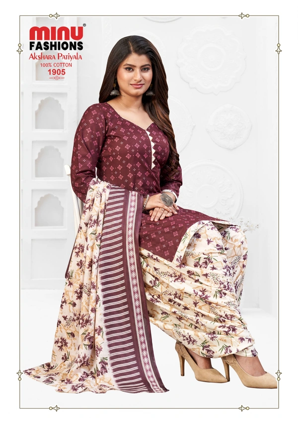 Minu Fashion AKSHARA PATIYALA VOL-19