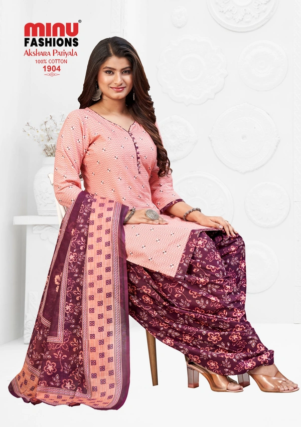 Minu Fashion AKSHARA PATIYALA VOL-19