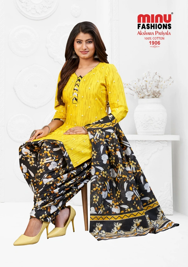 Minu Fashion AKSHARA PATIYALA VOL-19