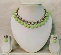 Jewellery Set  - Yellow, Alloy