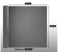Drawer Mat Plastic Drawer Mat - Gray