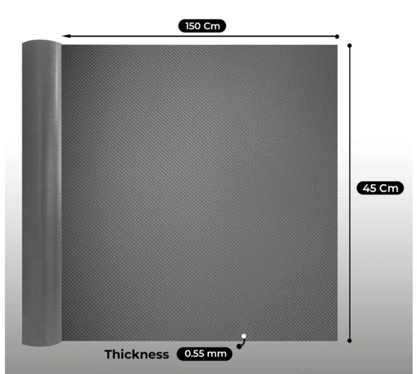 Drawer Mat Plastic Drawer Mat - Gray