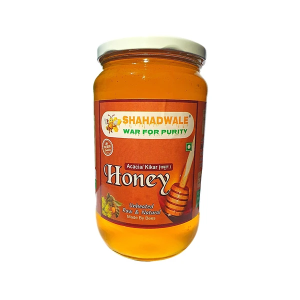 SHAHADWALE Acacia Honey | Kikar Honey | Babool Flora Honey  - 1 Kg, Natural Honey