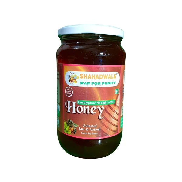 SHAHADWALE Eucalyptus Honey | Safeda Honey | Neelgiri Flora Honey | SHAHADWALE Honey - 1Kg, Natural Honey