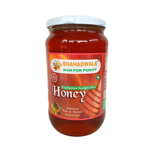 SHAHADWALE Eucalyptus Honey | Safeda Honey | Neelgiri Flora Honey | SHAHADWALE Honey - 500 Gm, Natural Honey