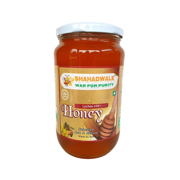 SHAHADWALE Lychee Honey | Litchi Honey | Lichi Flora Honey - 1kg, Premium Quality