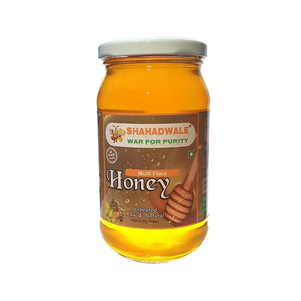 SHAHADWALE Multi Flora Honey | Shivalik Forest Honey | Himaliyan Honey - 500 Gm, Premium Quality