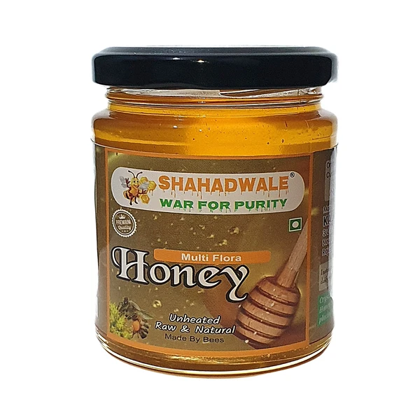 SHAHADWALE Multi Flora Honey | Shivalik Forest Honey | Himaliyan Honey - 250 Gm, Premium Quality
