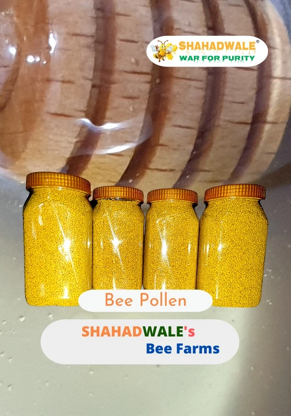 SHAHADWALE Bee Pollen | Mustard Bee Pollen| Coconut Bee Pollen | Multi Flora Bee Pollen | Buy Now - 1 kg, Mustard Pollen