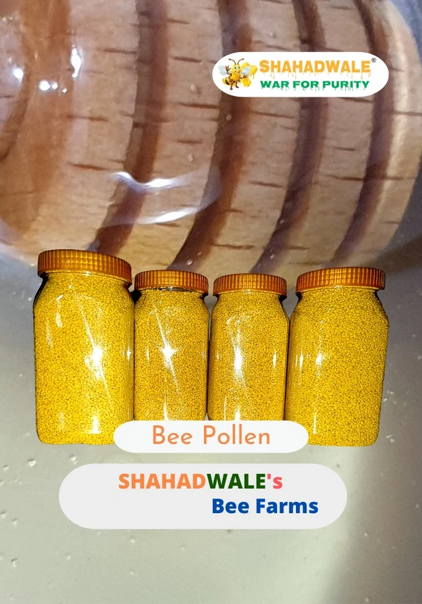 SHAHADWALE Mustard Flower Bee Pollen – High Protein Energy Boost / Buy Now - 250gm