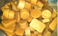 ShahadWale Small Size Double-Filtered Natural Beeswax – High-Quality Pure Beeswax for Various Uses - Smaller, Double-filtered