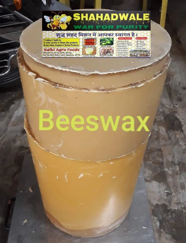 ShahadWale Natural Beeswax / Beeswax Grade - A - Grade-A, 1, 1kg