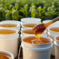 shahadwale Coriender Flora Honey/ Dhaniya Honey - Bulk for Brands & Wholesalers - Bucket, Coriender, 28 kg