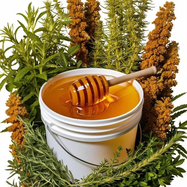 SHAHADWALE Herbs Honey |Herbs Flora Honey| Herbal plants Flowers Honey | Himalayan Honey - 500 Gm, Premium Quality