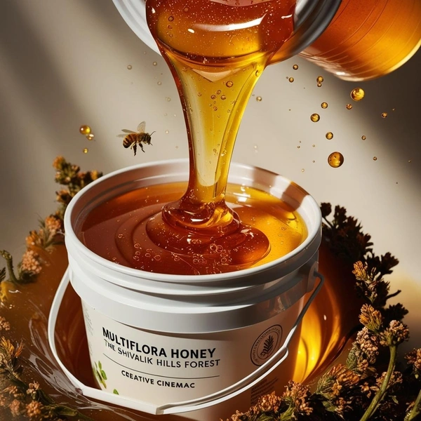 SHAHADWALE Multi Flora Honey | Shivalik Forest Honey | Himaliyan Honey - 1Kg, Premium Quality