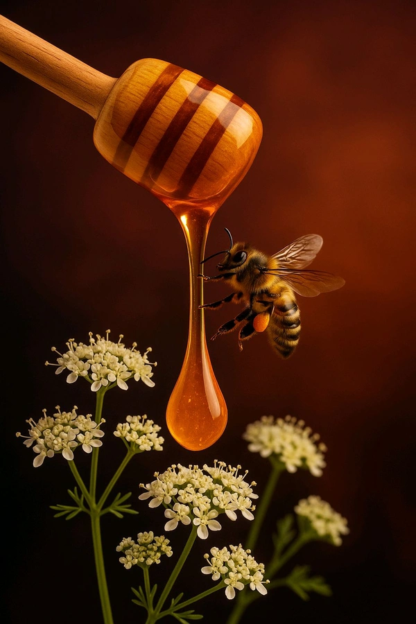 SHAHADWALE AJWAIN HONEY | CAROM HONEY | THYME FLORA HONEY | SHAHADWALE HONEY - 1 KG, Natural Honey