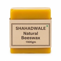 ShahadWale Beeswax – Food Grade, Double Filtered, Small Size Blocks, Cosmetic & Industrial use - 1kg - Smaller, Double-filtered
