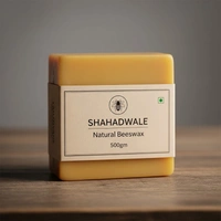 ShahadWale Beeswax – Food Grade, Double Filtered, Small Size Blocks, Cosmetic & Industrial use - 1kg - Smaller, Double-filtered