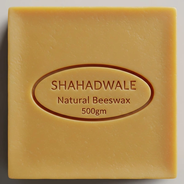 ShahadWale Beeswax – Food Grade, Double Filtered, Small Size Blocks, Cosmetic & Industrial use - 1kg - Smaller, Double-filtered