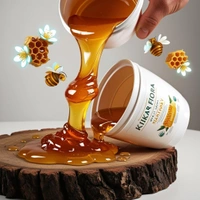 SHAHADWALE Acacia Honey | Kikar Honey | Babool Flora Honey - Bulk for Brands & Wholesalers - Bucket, Acacia / Kikar honey, 28 kg