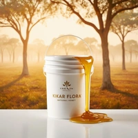 SHAHADWALE Acacia Honey | Kikar Honey | Babool Flora Honey - Bulk for Brands & Wholesalers - Bucket, Acacia / Kikar honey, 28 kg