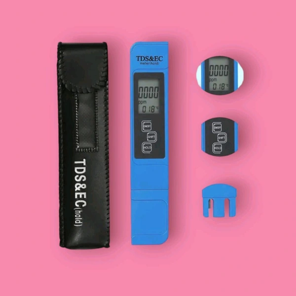 URBAN Select 4 DIGIT TDS METER BLUE LATHER PACKING - Blue