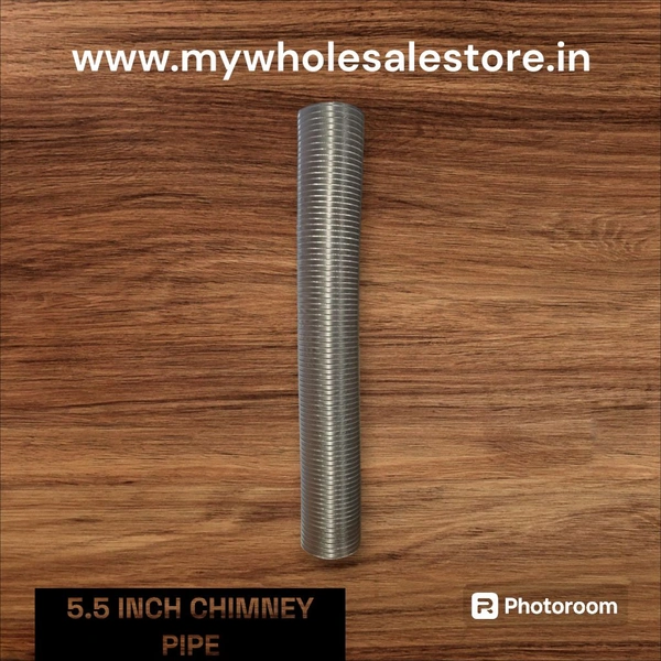 5.5 INCH CHIMNEY PIPE - Oslo Gray, 10 Ft