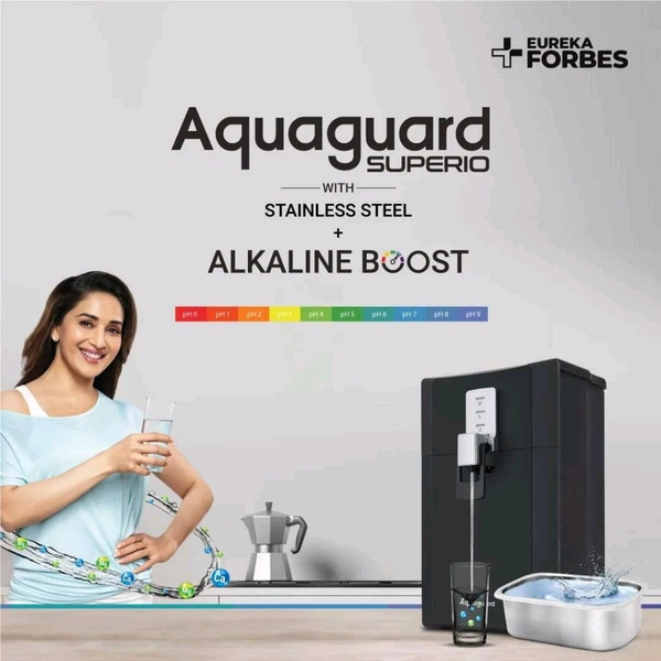 AQUAGUARD, EUREKAFORBES  AQUAGUARD  SUPERIO RO+UV+MTDS+Alkaline+SS
